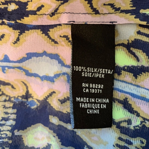 Tibi 100% Silk Sleeveless Blue Purple Casual Summer Dress Size 2 - Picture 8 of 11